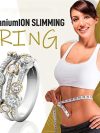 Crystal Zircon Weight Loss Acupuncture Point Rings Women Slimming Treatment Geometric Lines Color Separation Ring Jewelry Gifts