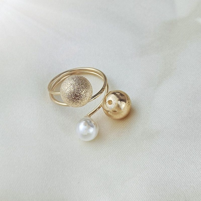 Crystal Stone Rings for Women Exaggerated Hollow Wide Open Ring Female Fashion Geometric Wedding Party Finger Jewelry Gifts - Image 7