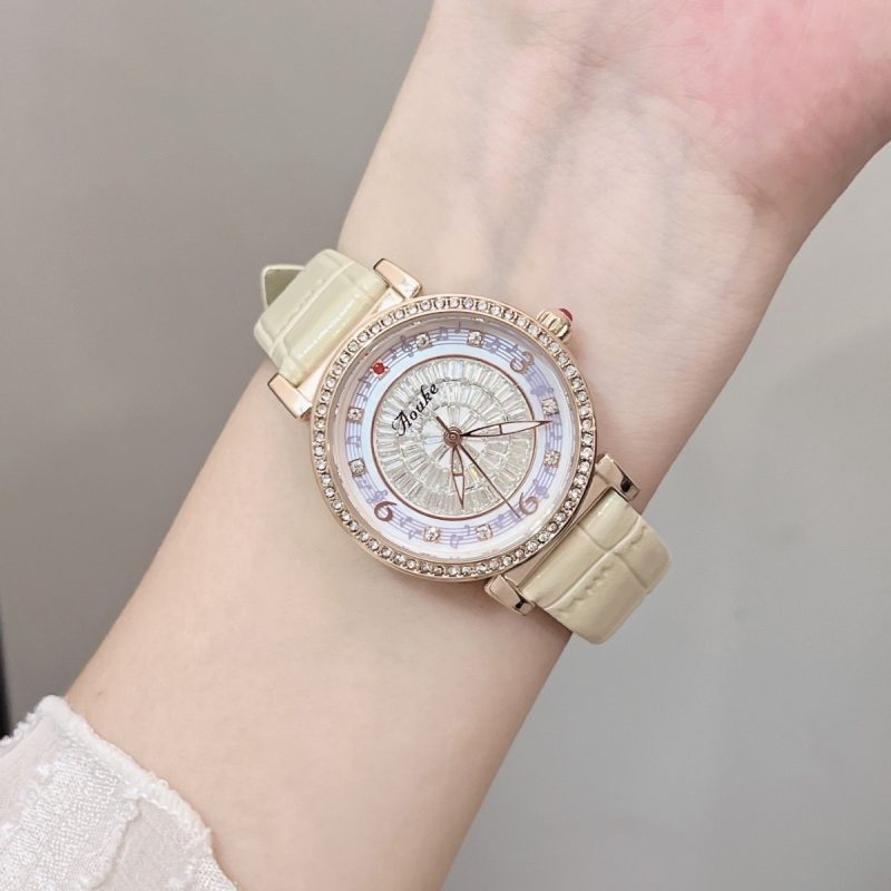 Music Symbol Design New Ladies Mechanical Watch Temperament Fashion Full Diamond Luxury Automatic Personality Elegant Watch Gift - Image 2