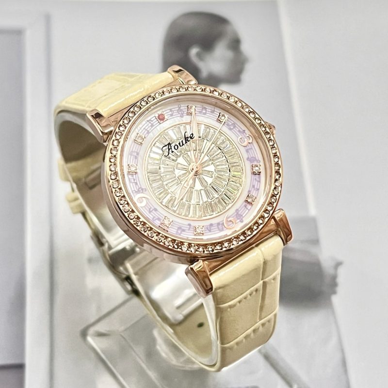 Music Symbol Design New Ladies Mechanical Watch Temperament Fashion Full Diamond Luxury Automatic Personality Elegant Watch Gift - Image 5