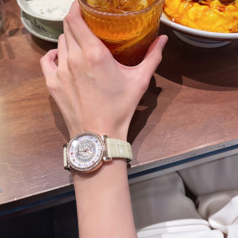 Music Symbol Design New Ladies Mechanical Watch Temperament Fashion Full Diamond Luxury Automatic Personality Elegant Watch Gift - Image 6