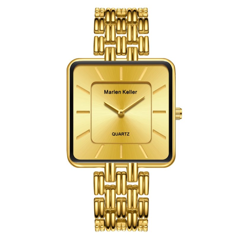 Square Gold Women Bracelet Watch Top Brand Luxury Waterproof Retro Advanced Chain Watch Gift Ladies Wrist Watch For Female Clock - Image 2