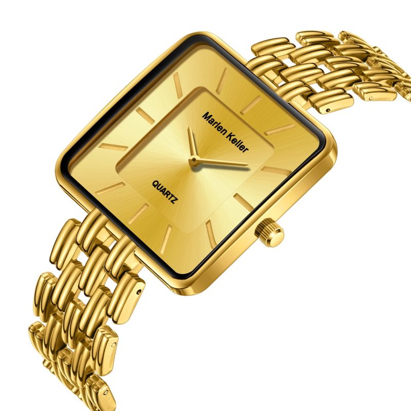 Square Gold Women Bracelet Watch Top Brand Luxury Waterproof Retro Advanced Chain Watch Gift Ladies Wrist Watch For Female Clock - Image 7