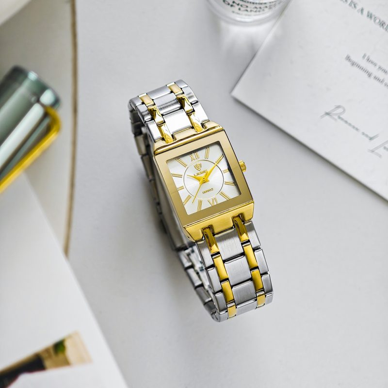 LIEBIG New Simple Waterproof Quartz Wristwatches Fashion Luxury Women's Watches Ladies Elegant Stainless Steel Strap Time Watch