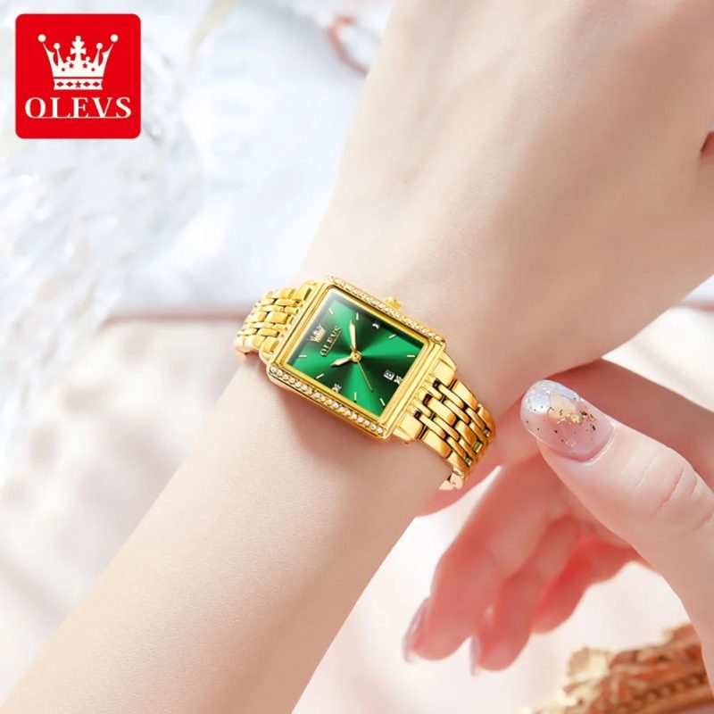 OLEVS 9995 Elegant Quartz Ladies Womens Wristwatces Date Watch for Women Luxury Waterproof Luminous Watches Relojes Para Mujer - Image 2