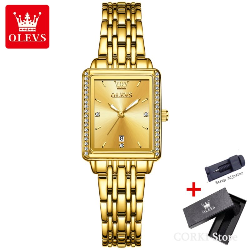 OLEVS 9995 Elegant Quartz Ladies Womens Wristwatces Date Watch for Women Luxury Waterproof Luminous Watches Relojes Para Mujer - Image 12