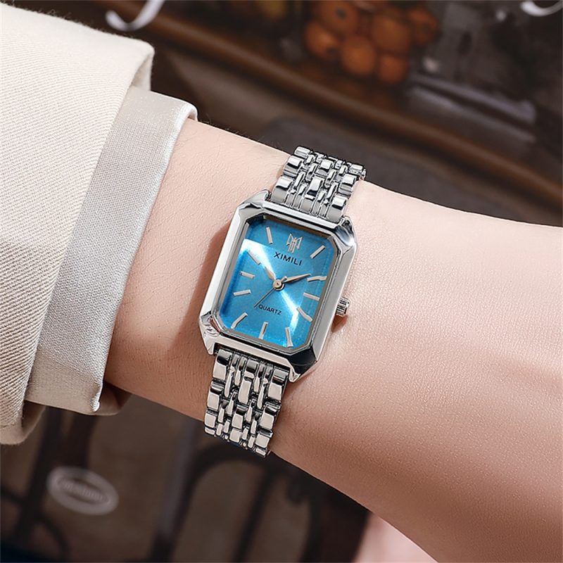 Ladies Watch Luxury Gold Square Simple Luxury Quartz Watch Fashion Stainless Steel Women's Business Clock Dress Gift Watches - Image 8
