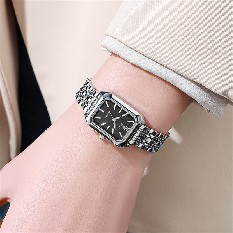 Ladies Watch Luxury Gold Square Simple Luxury Quartz Watch Fashion Stainless Steel Women's Business Clock Dress Gift Watches - Image 9