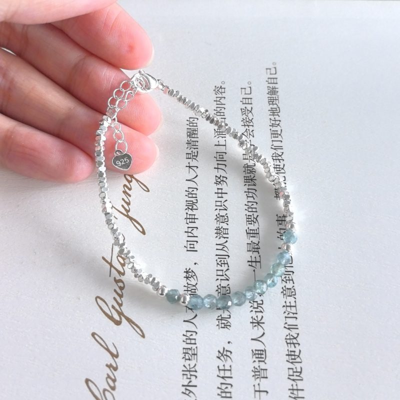 New 925 Silver Gold Color Geometric Beads Adjustable Punk String Bracelet For Woman Girl Fashion Jewelry Gift Dropship Wholesale - Image 24