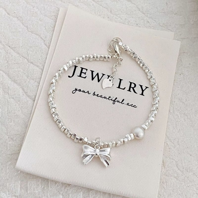 New 925 Silver Gold Color Geometric Beads Adjustable Punk String Bracelet For Woman Girl Fashion Jewelry Gift Dropship Wholesale - Image 47