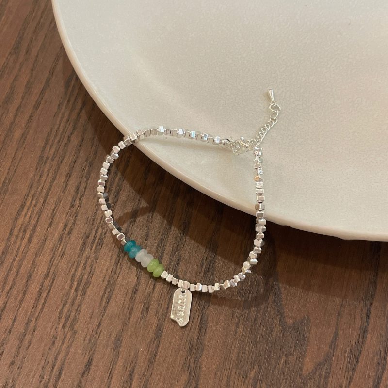 New 925 Silver Gold Color Geometric Beads Adjustable Punk String Bracelet For Woman Girl Fashion Jewelry Gift Dropship Wholesale - Image 48