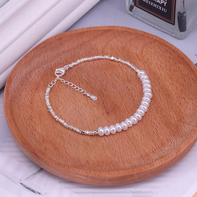 New 925 Silver Gold Color Geometric Beads Adjustable Punk String Bracelet For Woman Girl Fashion Jewelry Gift Dropship Wholesale - Image 57