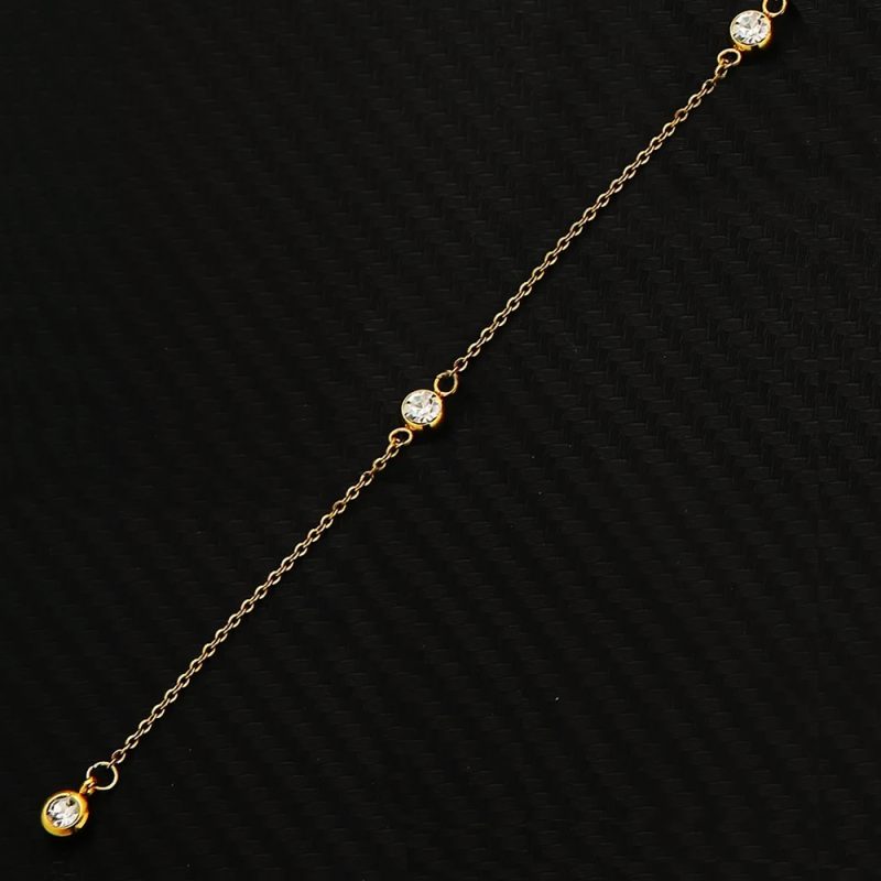 Stainless Steel Tassels Chain Long Crystal Belly Body Chain For Women Fashion Beach Sexy Body Jewelry - Image 4