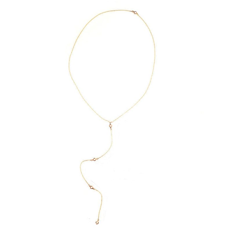 Stainless Steel Tassels Chain Long Crystal Belly Body Chain For Women Fashion Beach Sexy Body Jewelry - Image 5