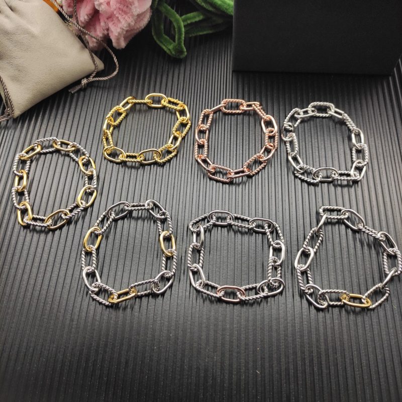 S925 sterling silver new Madison chain bracelet unisex personality classic fashion retro hip-hop trend luxury jewelry party gift