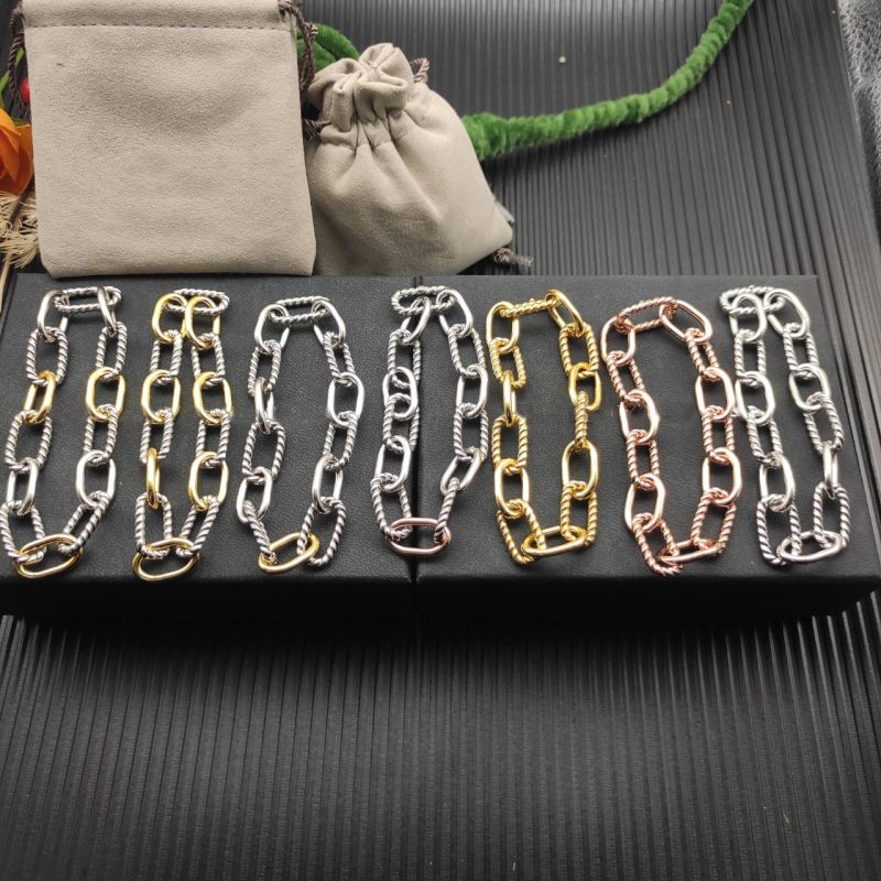 S925 sterling silver new Madison chain bracelet unisex personality classic fashion retro hip-hop trend luxury jewelry party gift - Image 2