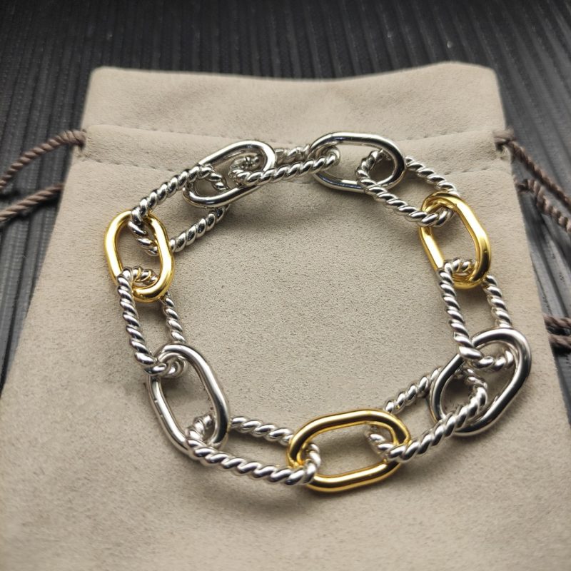 S925 sterling silver new Madison chain bracelet unisex personality classic fashion retro hip-hop trend luxury jewelry party gift - Image 3
