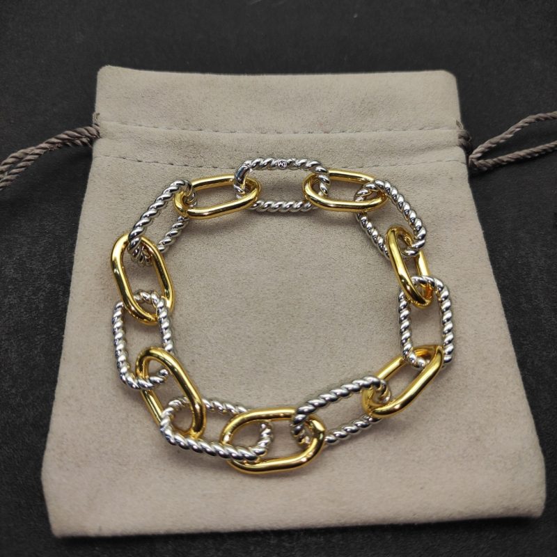 S925 sterling silver new Madison chain bracelet unisex personality classic fashion retro hip-hop trend luxury jewelry party gift - Image 4