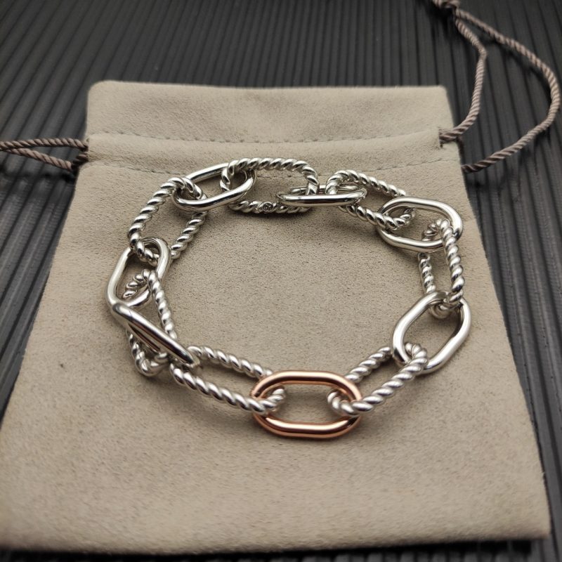 S925 sterling silver new Madison chain bracelet unisex personality classic fashion retro hip-hop trend luxury jewelry party gift - Image 5