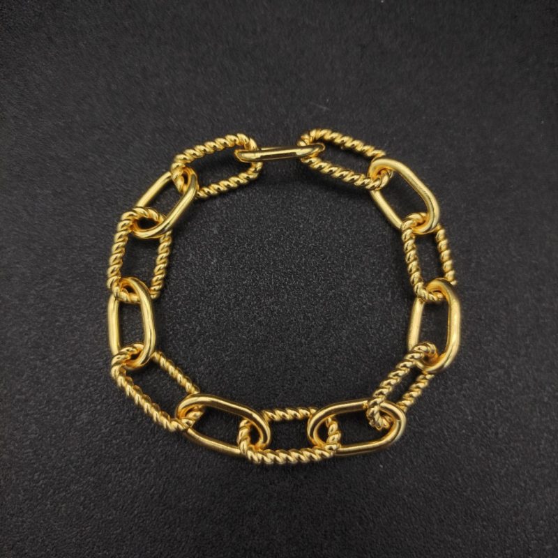 S925 sterling silver new Madison chain bracelet unisex personality classic fashion retro hip-hop trend luxury jewelry party gift - Image 9