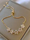 2024 New Korea New Fashion Letter D Star Simple Vintage Pendant Bracelet Woman Stainless Steel Bracelet Luxury Original Jewelry
