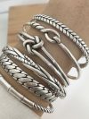 925 Sterling Silver Bracelets for Women Chain Accessories Trend Vintage Simple Heart Pendant Party Jewelry Gift