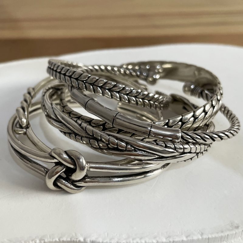 925 Sterling Silver Bracelets for Women Chain Accessories Trend Vintage Simple Heart Pendant Party Jewelry Gift - Image 2