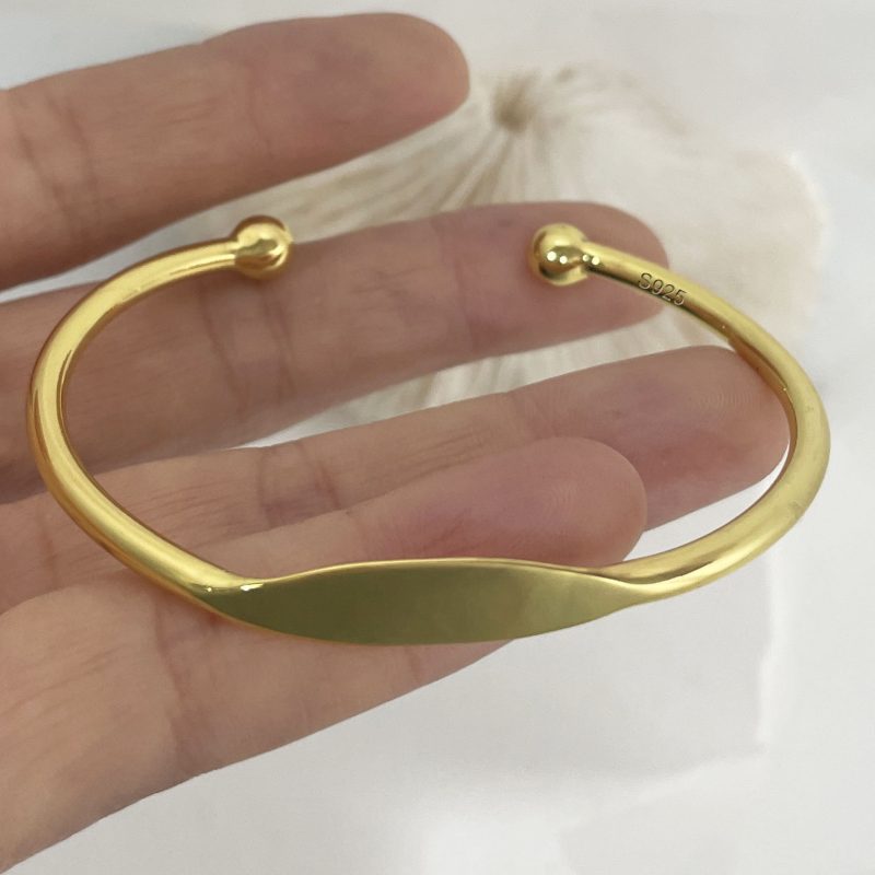 925 Sterling Silver Bracelets for Women Chain Accessories Trend Vintage Simple Heart Pendant Party Jewelry Gift - Image 24