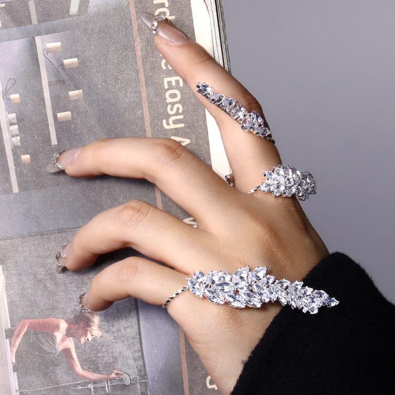 Gold Plated Wheat Zirconia Hand Bracelet Classic Female Accessories Luxury Wedding Annual Jewelry Elegant Gifts