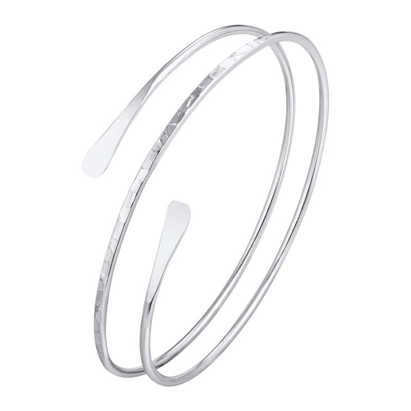 Upper Arm Cuff Bracelet for Women, Minimalist Gold Plated Armband Statement Party Armlets Jewelry - Image 9