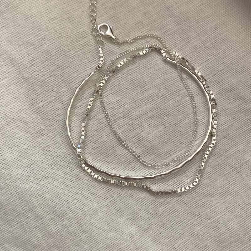 925 Sterling Silver Bracelet Geometric Cube Circle Punk Asymmetric Beaded For Woman Girl Fashion Jewelry Gift Dropship Wholesale - Image 28