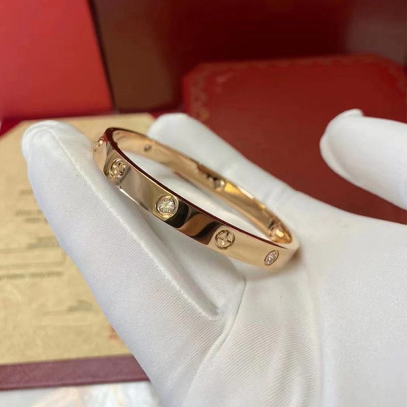 2023 New Design Gold Color Zircon And Cross Nut Nail Bracelet Gold & Bangle For Woman Stainless Steel Screw Brand Jewelry - Image 14