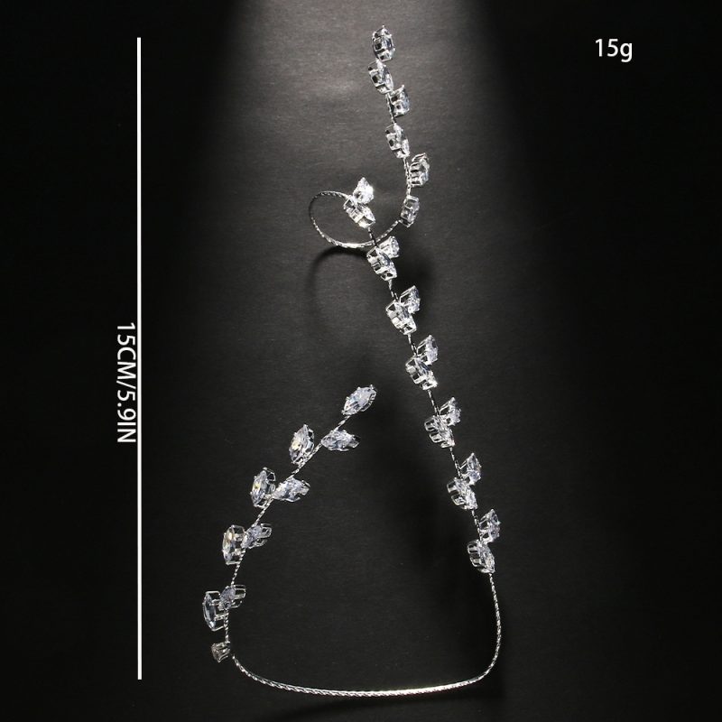 Gold Plated Clear Zirconia Wicker Hand Bracelets Hand Jewelry for Women Trendy Luxury Wedding Party Annual Gift - Image 5