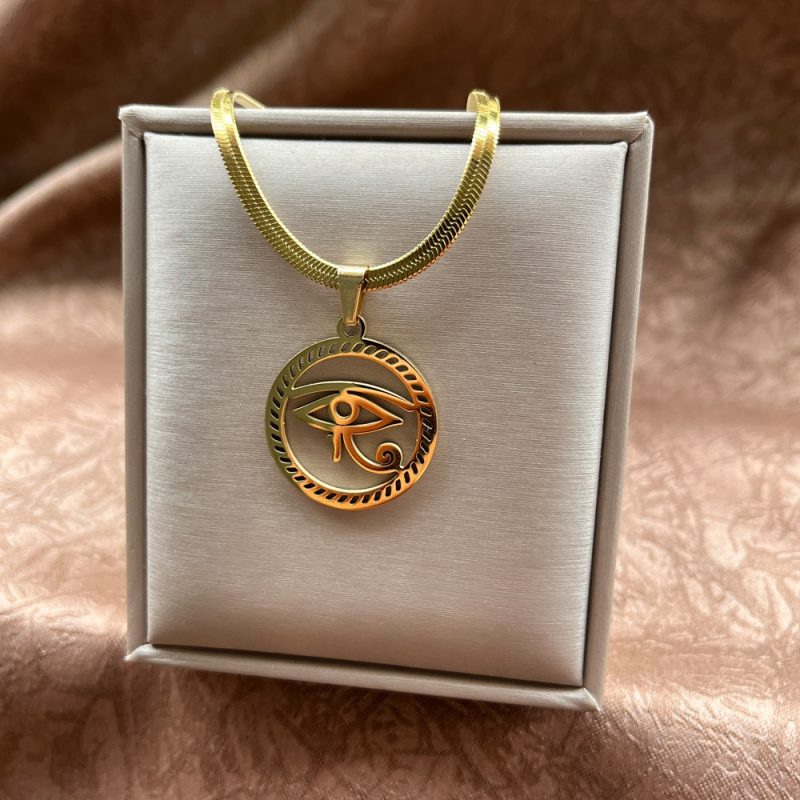 Stainless Steel Exaggerated Punk Big Round O Shaped Pendant Necklace Women Men Chunky Snake Blade Chain Grunge Steampunk Jewelry - Image 19