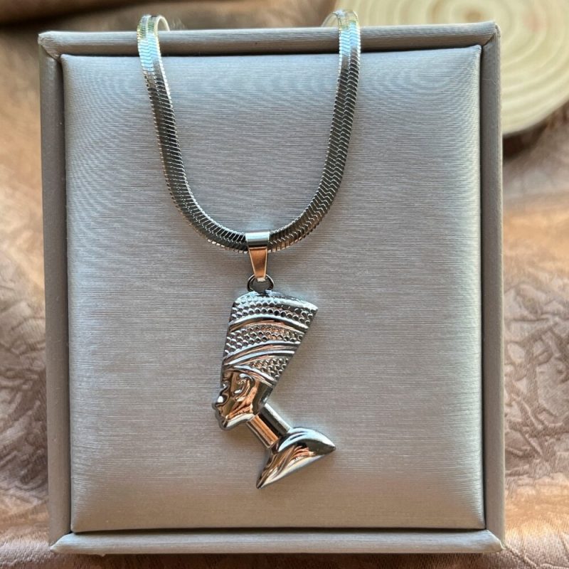 Stainless Steel Exaggerated Punk Big Round O Shaped Pendant Necklace Women Men Chunky Snake Blade Chain Grunge Steampunk Jewelry - Image 22