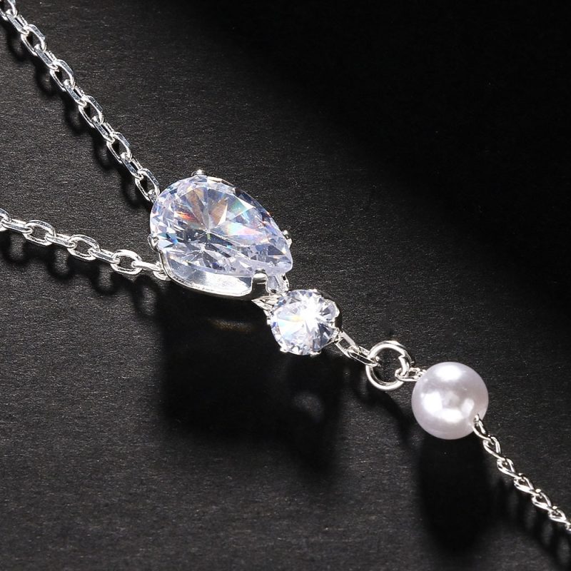 Simulated Pearl Back Chains Body Jewelry Fashion Party Annual Ball Accessories Body Chains for Women - Image 5