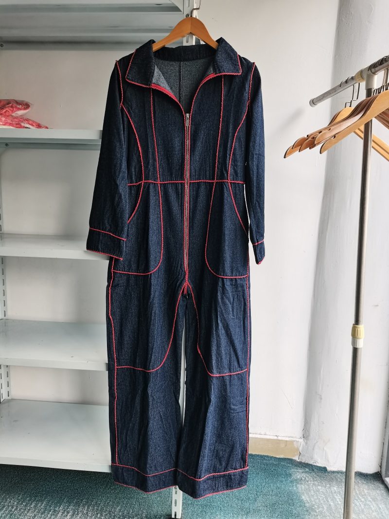 Solid Color Women Jumpsuits For Autumn Winter Long Sleeve Loose Fashion Streetwear Overalls Wide Leg Pants Trousers 2025 - Image 5