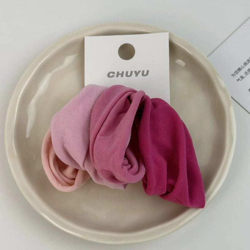 4 Set Solid Widen Thicken Hair Band Ropes Women Ponytail Holder Hair Tie Scrunchies Rubber Bands Korea Fashion Hair Accessories - Image 9