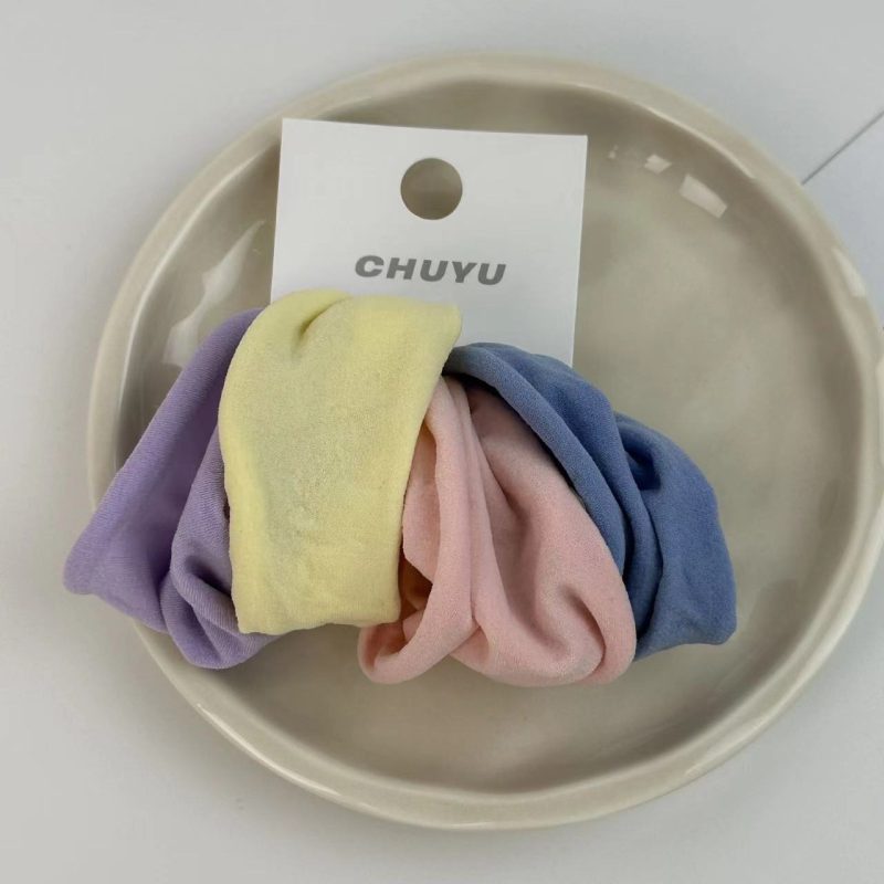 4 Set Solid Widen Thicken Hair Band Ropes Women Ponytail Holder Hair Tie Scrunchies Rubber Bands Korea Fashion Hair Accessories - Image 10