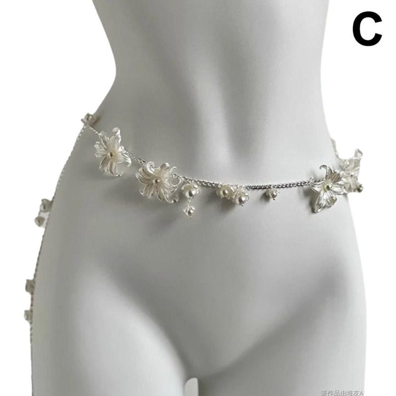 Fashion Y2K Retro Multilayer Pearl Waist Chain Belt For Women - Stylish Body Jewelry Accessories For Party & Casual Wear - Image 9