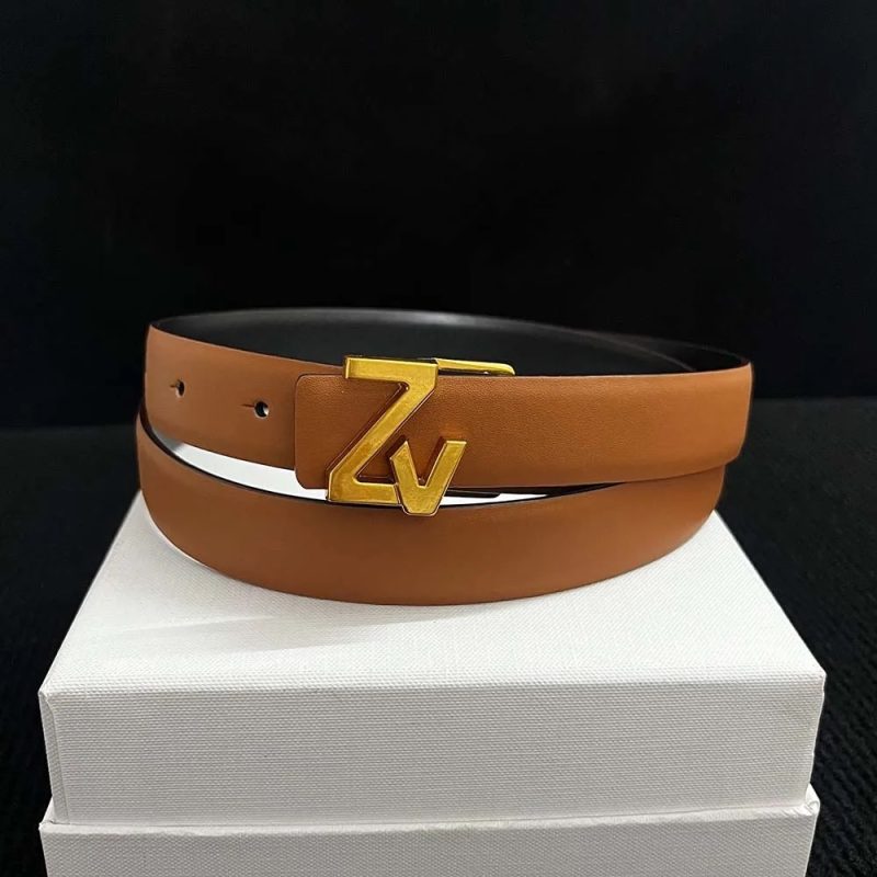 Thin 2.5cm Famous Brand Belt women Top Quality Genuine Leather Belts for women Strap Metal Luxury Belt Fashion Women's Belt jean - Image 2