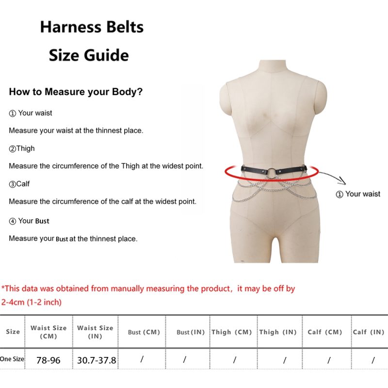 Fashion Belt Female Street Style Waist Chain Tassels Belt Adjustable casual Decorative Belly Chain Gothic Clothing Accessories - Image 6