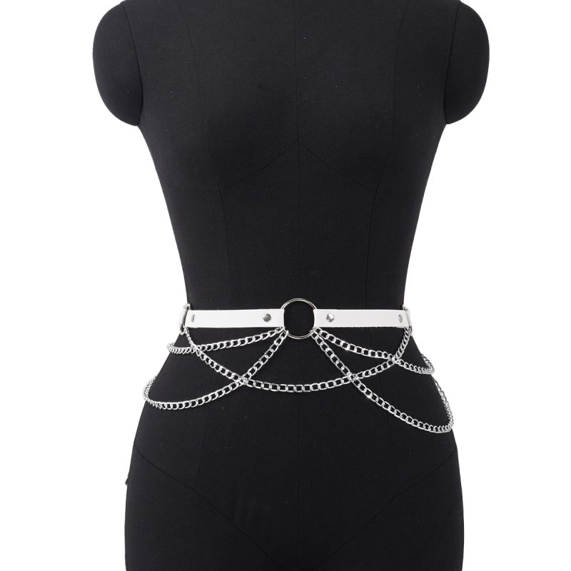 Fashion Belt Female Street Style Waist Chain Tassels Belt Adjustable casual Decorative Belly Chain Gothic Clothing Accessories - Image 7