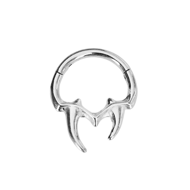Flower Snake Heart Moon Waterdrop Helix Septum Piercing Teardrop Tusk Daith Conch Hoop Earring Clicker Segment Nose Rings 16G - Image 20