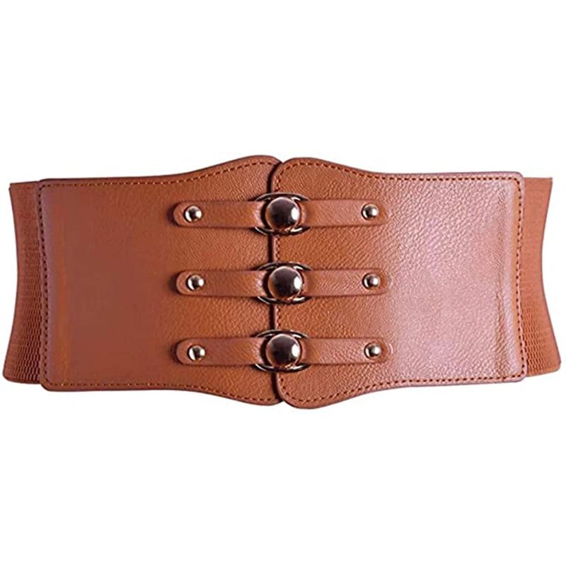 Elastic Wide Corset Belts for Women Waist Plus Size Belt Female Dress Waistband Big Stretch Cummerbunds Clothes Accessory Black - Image 9