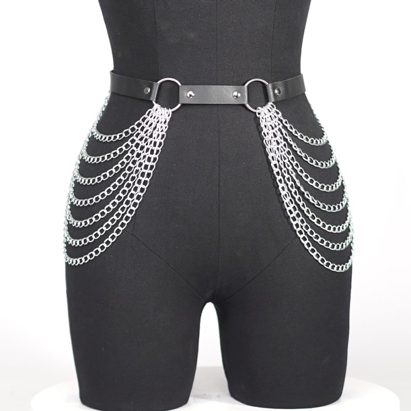 Women Fashion Belt Chain Tassel Street Style Belt Corset Harness Waist Belt Gothic Chain Belly Waistbad Clothing Accessories - Image 7