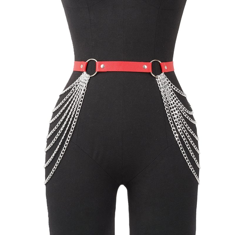 Women Fashion Belt Chain Tassel Street Style Belt Corset Harness Waist Belt Gothic Chain Belly Waistbad Clothing Accessories - Image 8