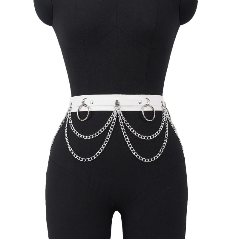 Women Sexy garter Belt Leather Harness Waists Leg Harness Gothic Jewelry Body Chain Punk Leather Gothic Waist Belt Clothing Acce - Image 10
