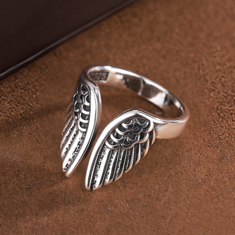 VENTFILLE 925 Sterling Silver Rings INS Fashion Hip Hop Vintage Couples Hollow Lines Punk Thai Silver Party Adjustable Jewelry - Image 68
