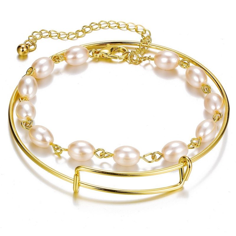 Bohemian Metal Chain Bracelet Set For Women Geometric Gold Color Thick Link Chain Open Bangle Female Fashion Jewelry - Image 10